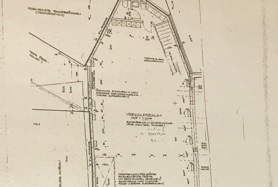 Grundriss Erdgeschoss Hinterhaus 