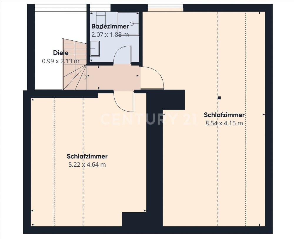 Grundriss Dachgeschoss