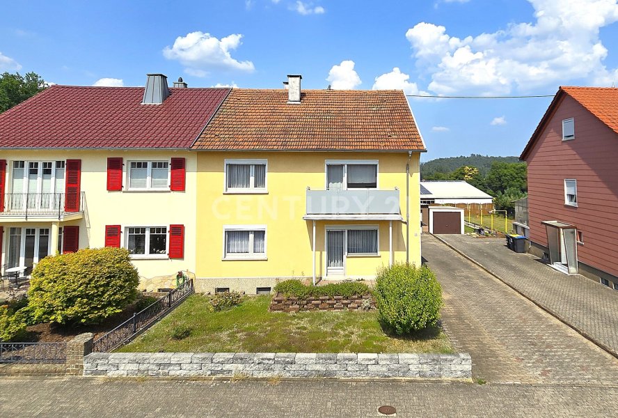 Frontansicht des Hauses 