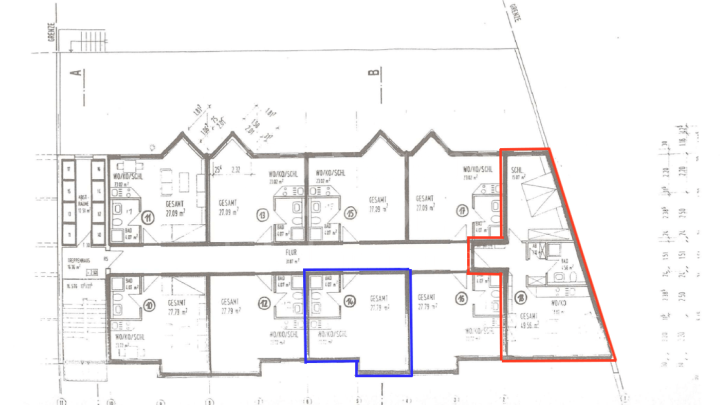 Investor werden – 4 vermietete Wohnungen mit Stellplätzen, KM 16.000 € p.a., Dudweiler - Saarbrücken