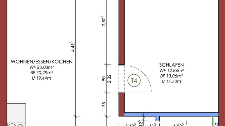 Erstbezug: Hochwertige 2 ZKB-Neubauwohnung in Niederlosheim zu verkaufen