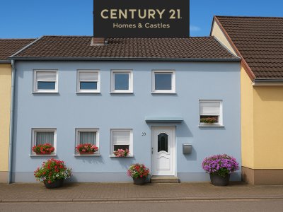 Hausfront - Visualisiert mit Deko