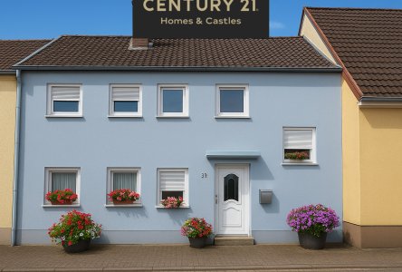 Hausfront - Visualisiert mit Deko