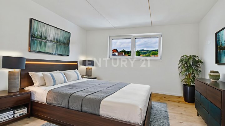 Wohnen unterm Dach mit Charme – Neubau-Highlight im Erstbezug in Schönenberg-Kübelberg