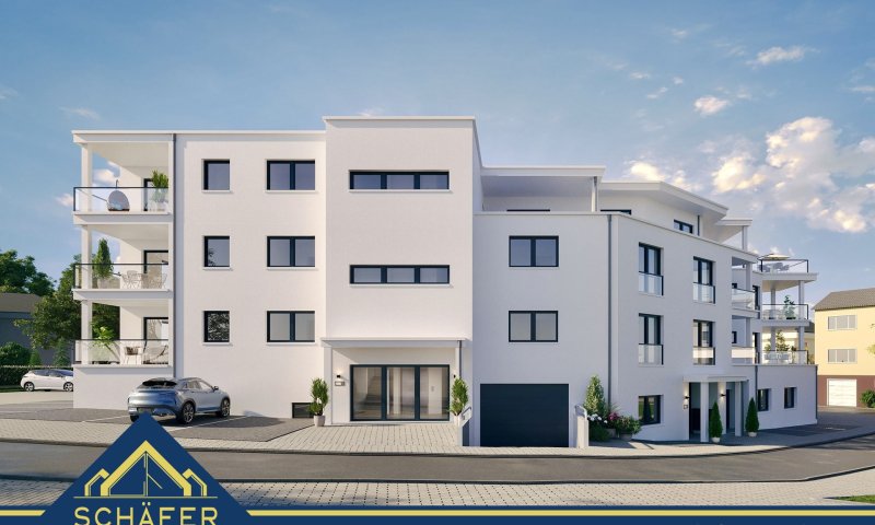 Neubauwohnung mit Balkon und durchdachtem Grundriss in zentraler Lage von Siersburg zu verkaufen