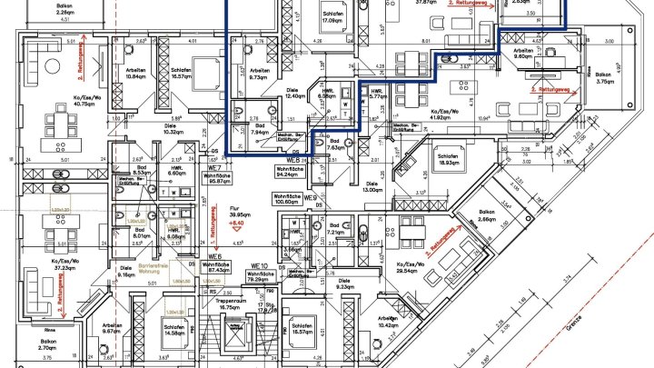 Neubauwohnung mit Balkon und durchdachtem Grundriss in zentraler Lage von Siersburg zu verkaufen