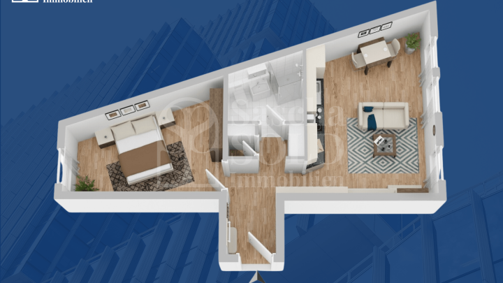 Zentral in Saarbrücken-Dudweiler: Vermietete, renovierte 2-ZKB-Wohnung mit Stellplatz