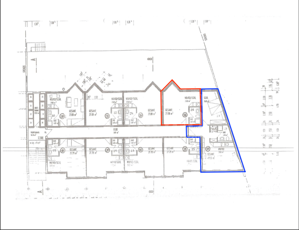 Grundriss W27 (blau)