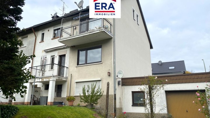 ZU VERMIETEN !! 3ZKB-WOHNUNG/2. OG MIT BALKON + MAISONETTE DG, IN GROSSROSSELN