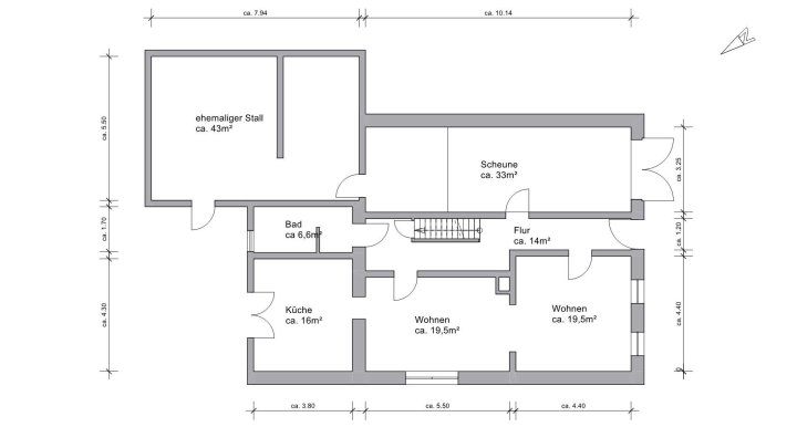 Für die kleine Familie sowie Paare - saniertes Reihenendhaus mit großem Garten in Lebach-Landsweiler