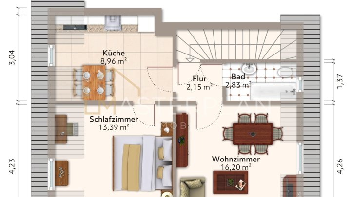 Wohn-und Geschäftshaus mit Frisörsalon (3FH möglich)