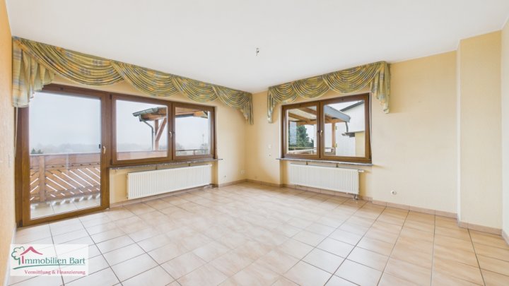 MERZIG-SCHWEMLINGEN: EBENERDIGES WOHNEN/ 2 SZ/ GARTEN/ GARAGE!