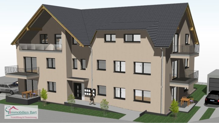 LOSHEIM AM SEE: NEUBAUWOHNUNG / 2 SCHLAFZIMMER / ERDGESCHOSS