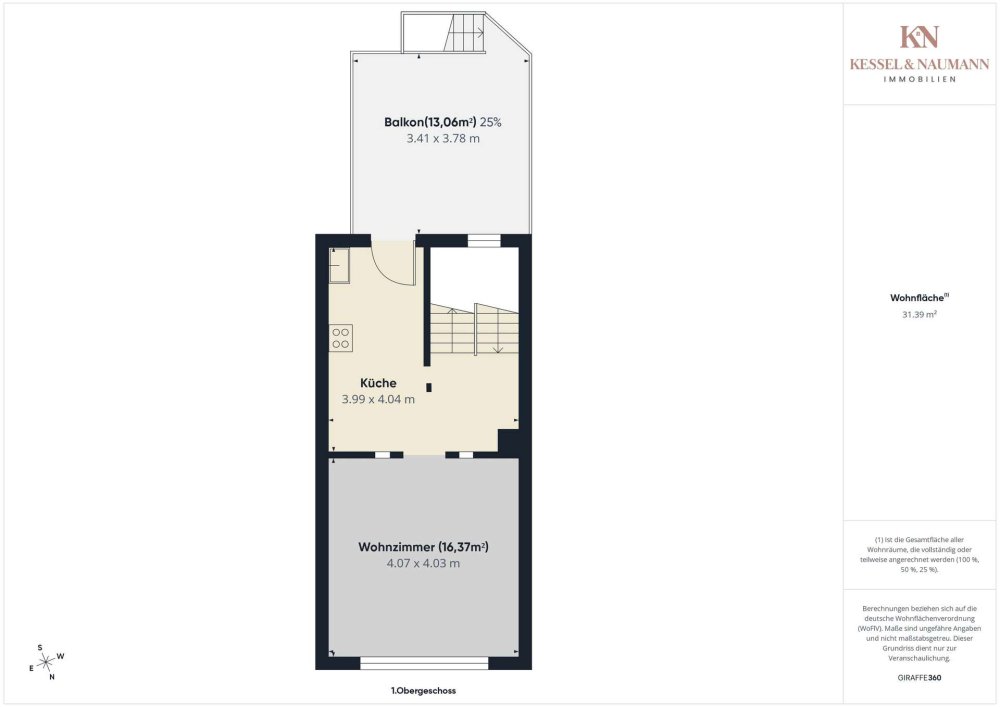 Grundriss 1. Obergeschoss