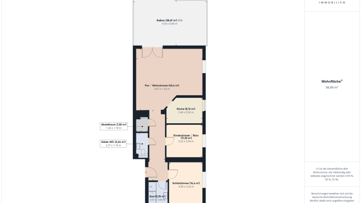Großzügige 3-Zimmer-Mietwohnung mit Weitblick ins Grüne und Stellplatz!