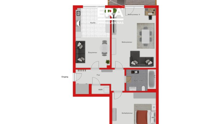 Moderne 2-Zimmer-Wohnung mit Balkon in begehrter Lage Trier-Heiligkreuz