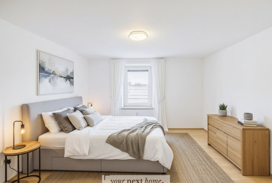 Schlafzimmer visualisiert