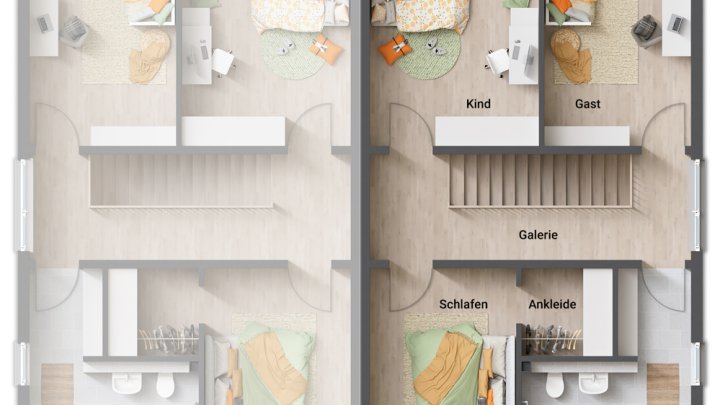 GRENZNÄHE: NEUBAU (DHH) MIT GRUNDSTÜCK