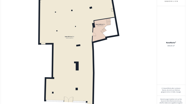 304 m² Ladenfläche in direkter Innenstadtlage