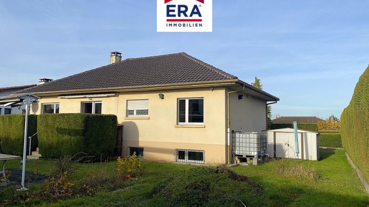 KEINE VERMITTLUNGSGEBÜHREN!! FREISTEHENDER BUNGALOW, SACKGASSE A-LAGE IN OETING/FR, NÄHE SB