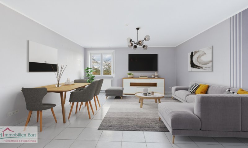 91 M² WOHNUNG DIREKT AN DER LUX. GRENZE IN BESCH