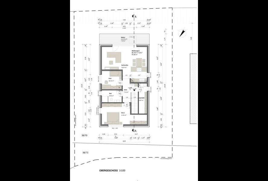 WHG 4 im OG, Penthouse