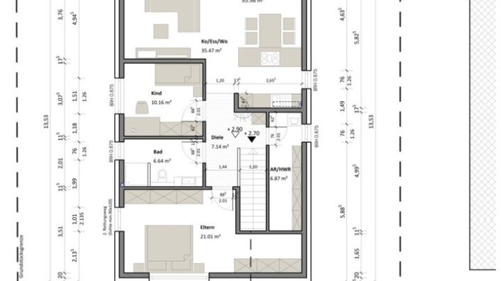 Energetisch optimierte Neubauwohnung, Penthouse,  Panoramaausblick, provisionsfrei
