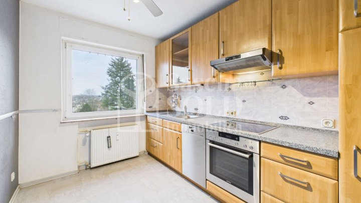 Helle 3-ZKB-Wohnung mit Südwestbalkon, Garage in guter Lage von St. Ingbert-Süd