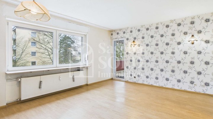 Helle 3-ZKB-Wohnung mit Südwestbalkon, Garage in guter Lage von St. Ingbert-Süd