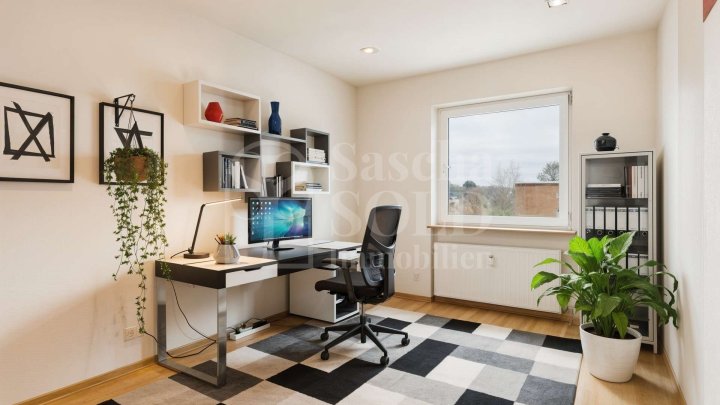 Helle 3-ZKB-Wohnung mit Südwestbalkon, Garage in guter Lage von St. Ingbert-Süd