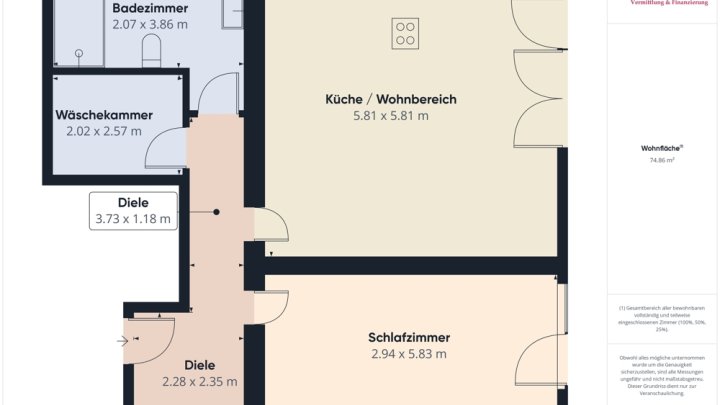 NEUWERTIGE WOHNUNG MIT GARAGE UND GARTEN IN MERZIG-SCHWEMLINGEN