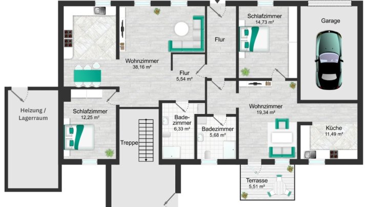 Mehrfamilienhaus mit attraktiver Rendite und geringem Leerstandsrisiko