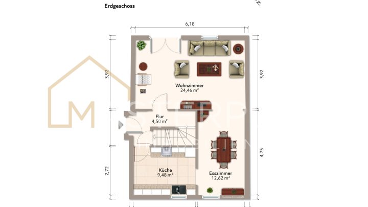 Einfamilienhaus mit zusätzlichem Wohngebäude auf großzügigem Grundstück
