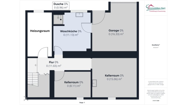 BETHINGEN: GEPFLEGTES WOHNHAUS MIT 2 WOHNUNGEN / 3 GARAGEN / 2 CARPORTSTELLPLÄTZE