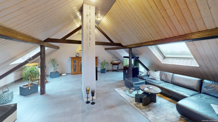 Modernes Ein oder Zweifamilienhaus dazu einer Garage mit Gartendurchfahrt