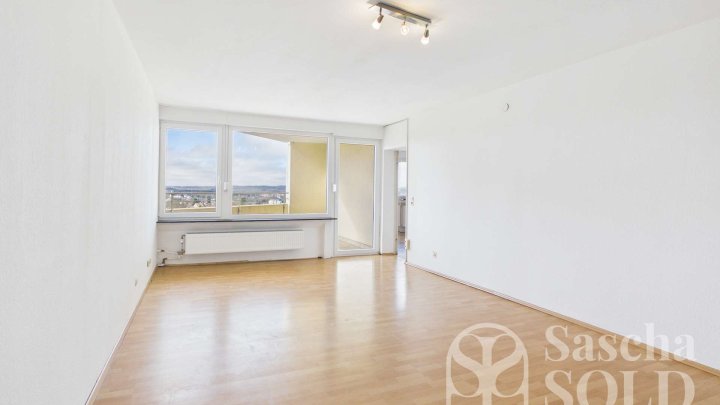 Helle 4ZKB Wohnung in Dudweiler mit Südwest-Loggia, Garage und Weitblick - bezugsbereit