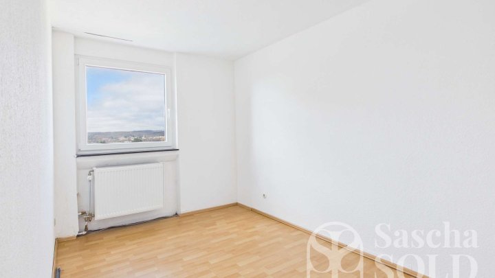 Helle 4ZKB Wohnung in Dudweiler mit Südwest-Loggia, Garage und Weitblick - bezugsbereit