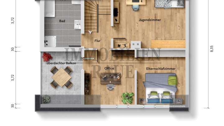 CHARMANTES, GEPFLEGTES EINFAMILIENHAUS MIT CARPORT IN DUDWEILER