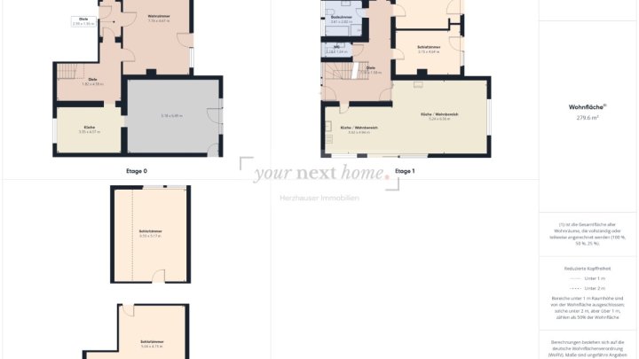 Schönes Ein-bis Zweifamilienhaus auf ca. 295 m² im Grünen mit Außenpool - Einliegerwohnung möglich