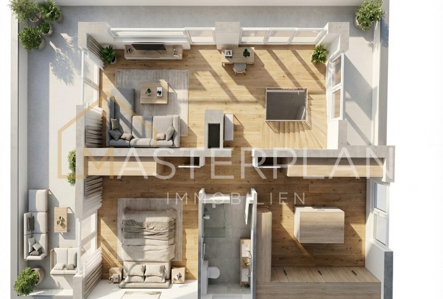 Visualisierung  Erdgeschoss