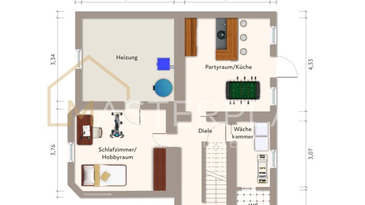 Stilvolles Stadthaus nur 1km vom Großen Markt entfernt
