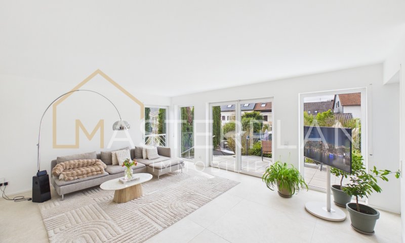 Stilvoll renoviertes Einfamilienhaus mit Panoramakamin, Traumküche und inklusive Baugrundstück in ruhiger Sackgasse