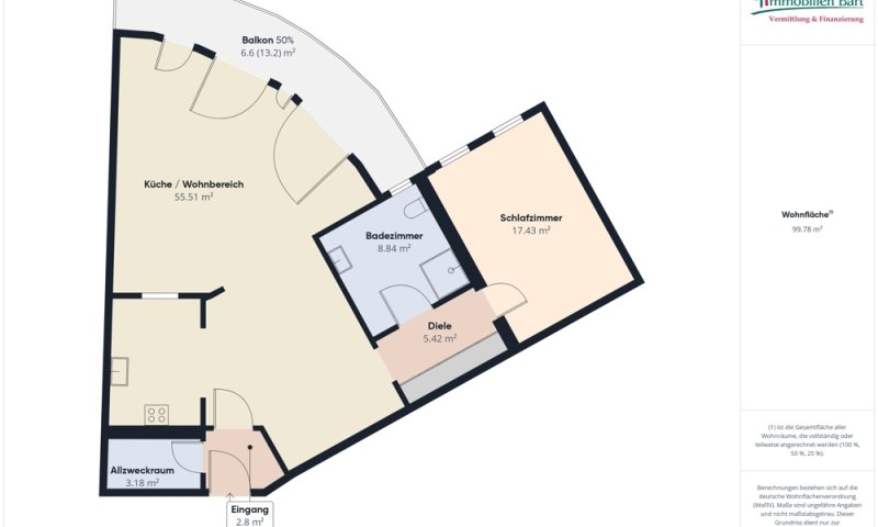ORSCHOLZ: ALTERSGERECHTE 100 M² WOHNUNG IM GRÜNEN -  MIT GARAGENSTELLPLATZ!