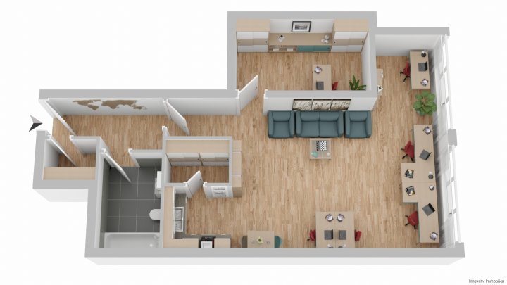 Modern und elegant gehaltene Büroräume mit Aufzug im Herzen von Püttlingen