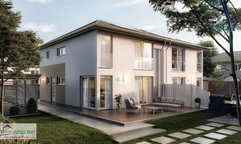 GRENZNÄHE: NEUBAU (DHH) MIT GRUNDSTÜCK