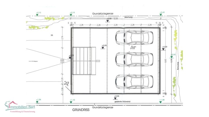 PALZEM: GARAGENGRUNDSTÜCK MIT GENEHMIGTEM PLAN (12x9 METER)