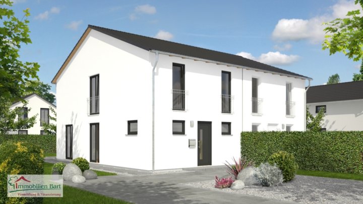 10 MIN. VON L-REMICH: MASSIVER NEUBAU DOPPELHAUSHÄLFTE MIT GRUNDSTÜCK!