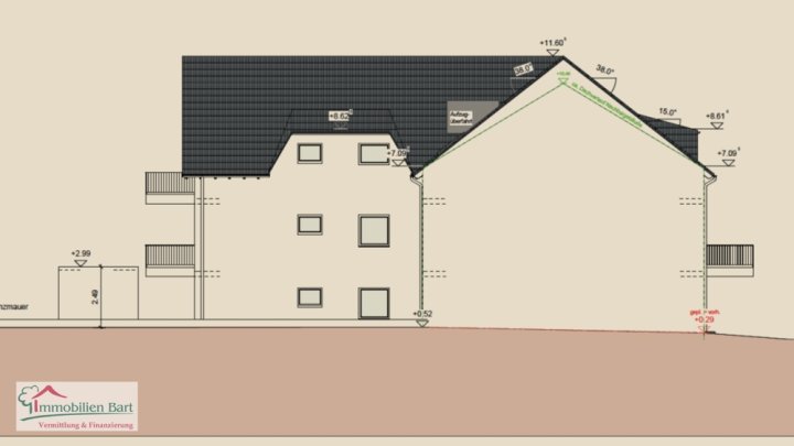 93 M² NEUBAUWOHNUNG IN LOSHEIM AM SEE