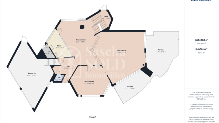 Architekturjuwel mit Galerie, Terrassen und kreativer Seele in ruhiger Bestlage von Dudweiler