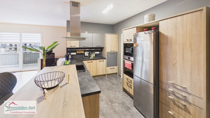 PALZEM (GRENZE LUXEMBURG): MODERNE, HELLE 120 M² WOHNUNG / 2 SCHLAFZIMMER / BALKON